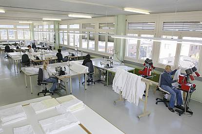 Christian Fischbacher Daunendecken Handarbeit