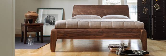Dormiente Massivholzbett Gonda