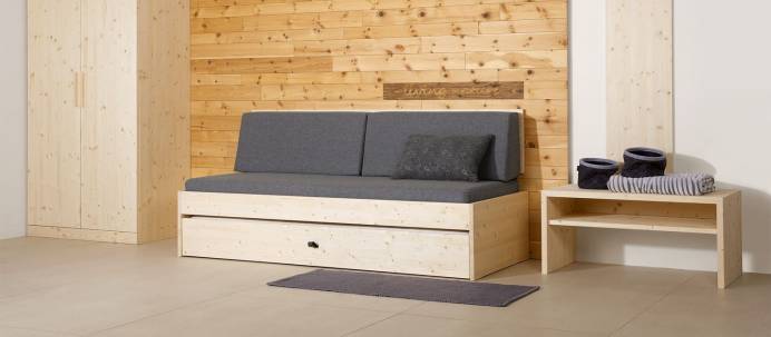 Gaderform Massivholzbett Colonia