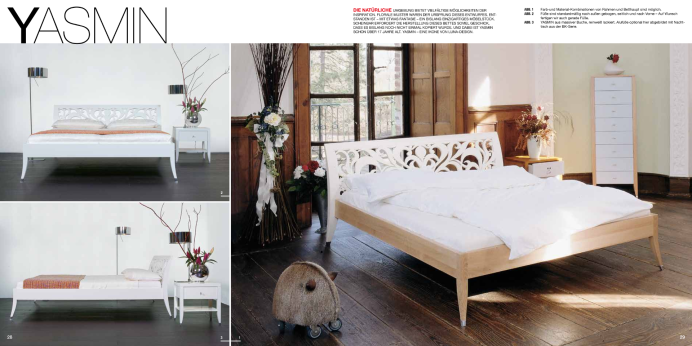 Massivholzbetten Luna Bett Yasmin