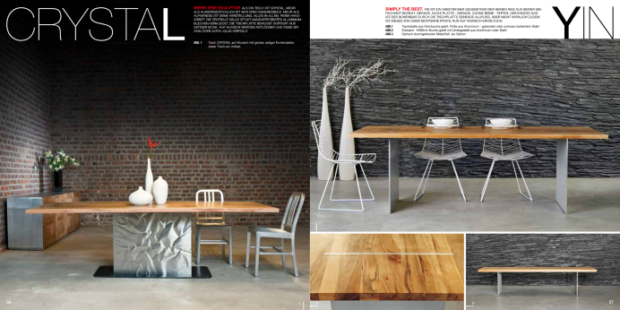 Massivholzbetten Luny Crystal und Yin