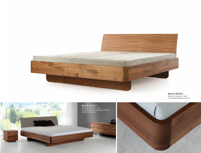 Massivholzbetten Zack Bett B-Basic