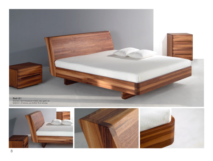 Massivholzbetten Zack Bett B1