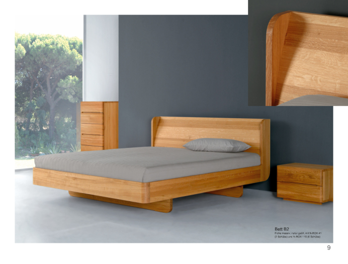 Massivholzbetten Zack B2