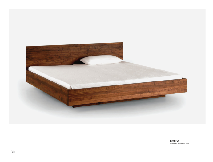 Massivholzbetten Zack Bett F2