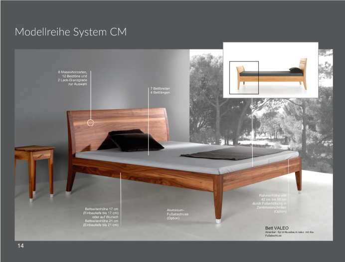 Massivholzbetten Zack Bett Valeo