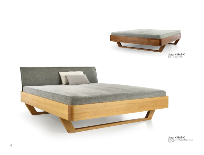 Massivholzbetten Zack Liege K Basic