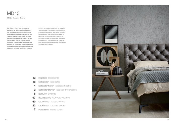 Polsterbetten Moeller Design Bett MD13
