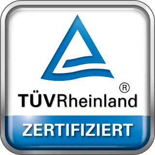 TÜV Rheinland zertifiziert